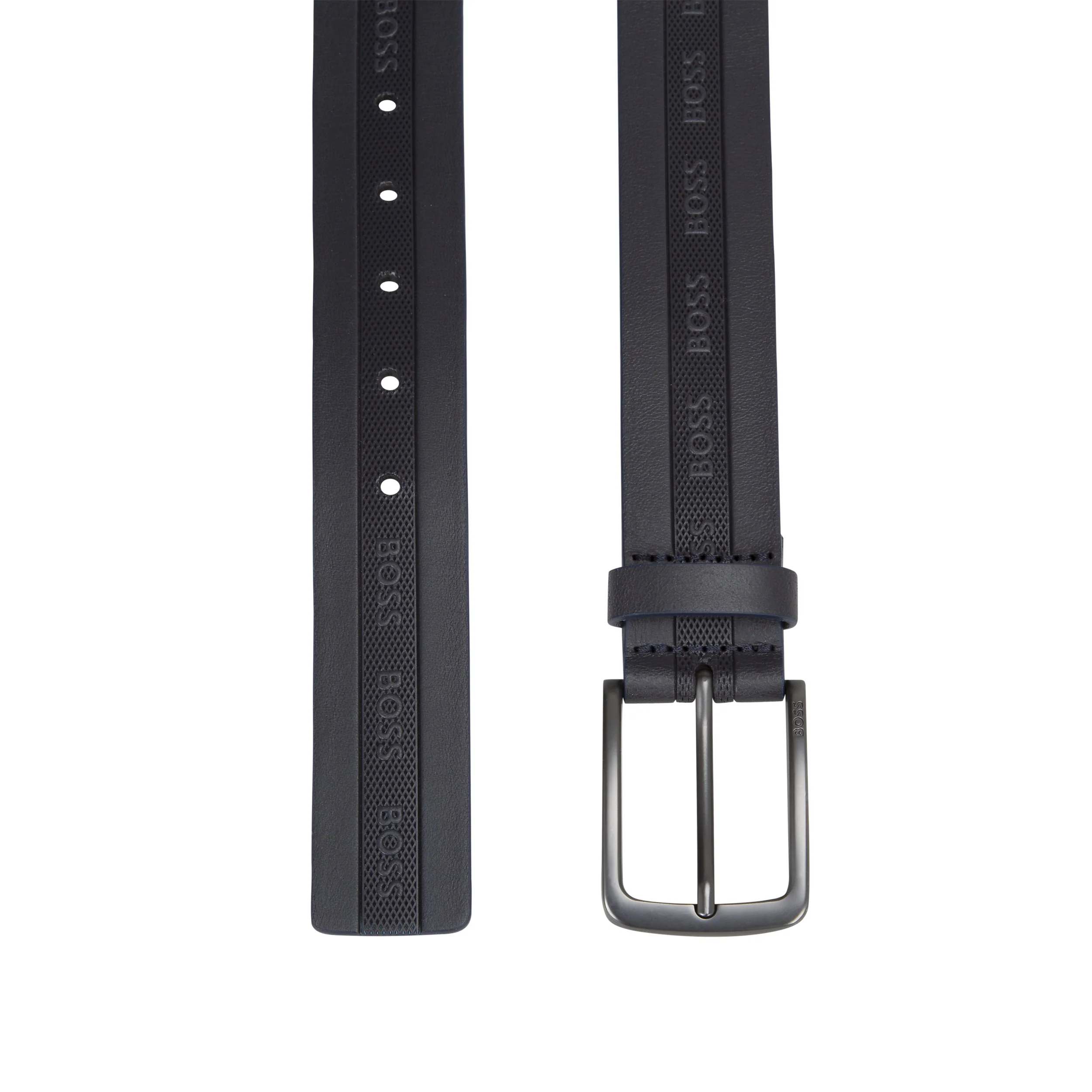 BOSS Vered Grid Belt - Black - Image 2