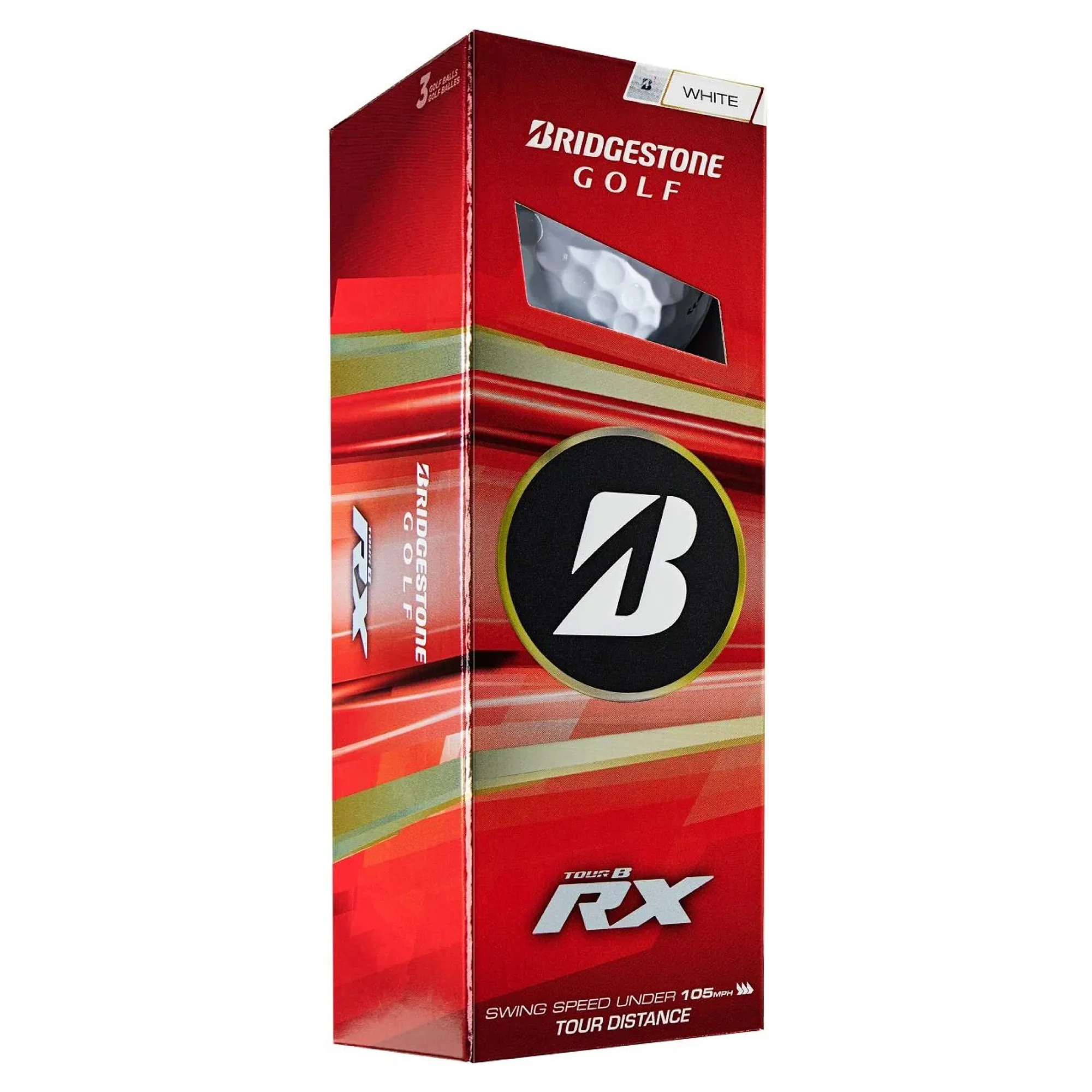 Bridgestone Tour B RX Golf Balls - White - Image 3