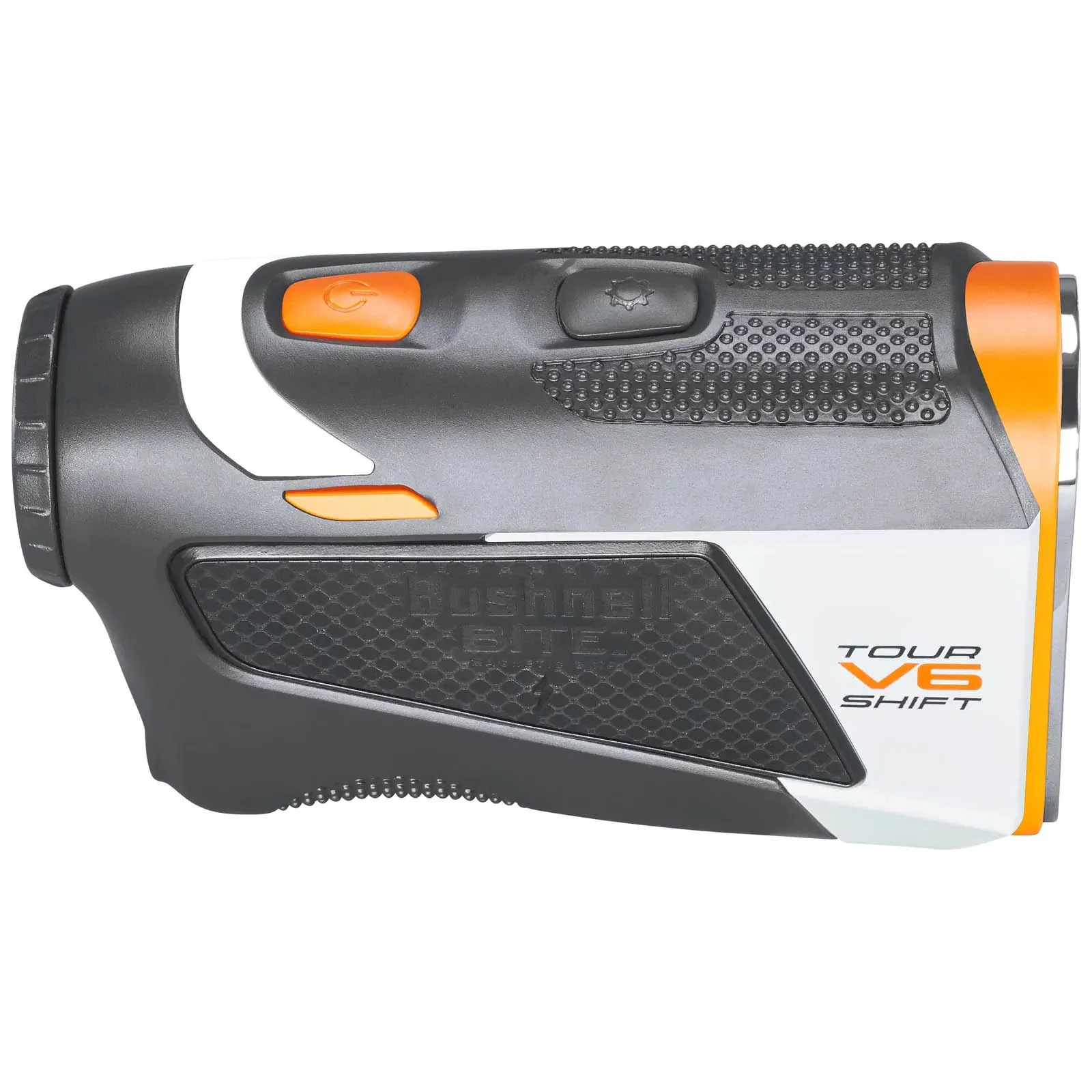 Bushnell Tour V6 Shift Golf Rangefinder - White & Orange - Image 7
