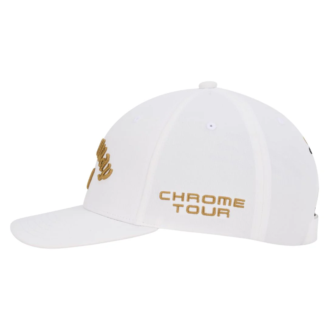 Callaway 2026 Tour Authentic Performance Pro Cap - White & Gold - Image 5