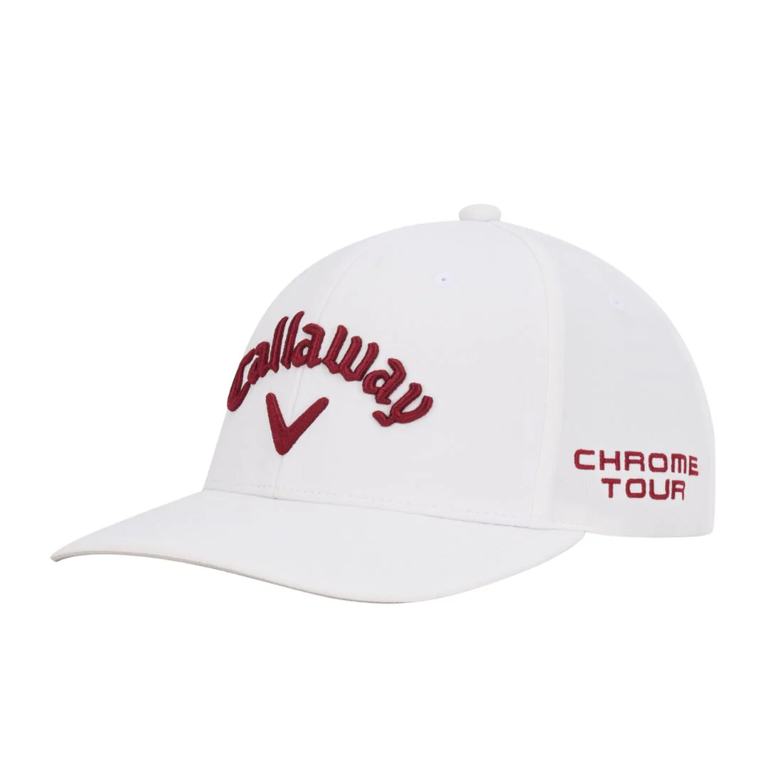 Callaway 2026 Tour Authentic Performance Pro Cap - White & Red