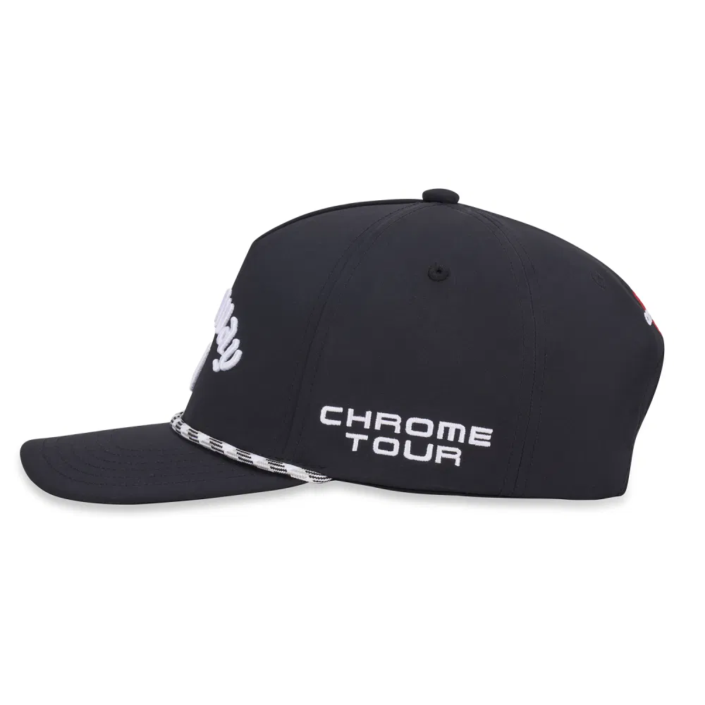 Callaway 2026 Tour Authentic Performance Rope Golf Cap - Black - Image 3