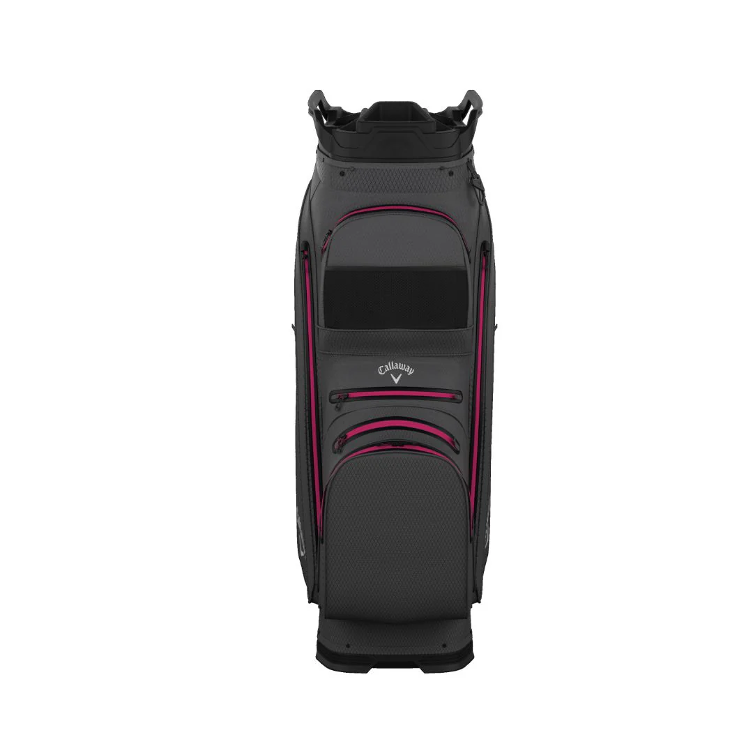 Callaway Org 14 HD Golf Cart Bag - Charcoal & Pink - Image 3
