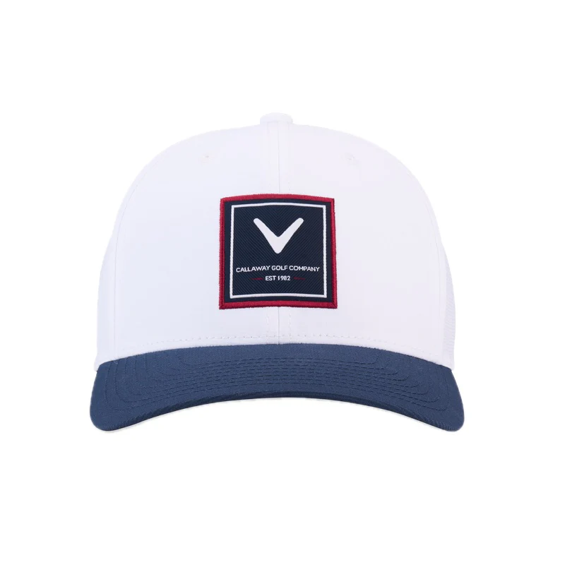 Callaway Rutherford Flexfit Snapback Cap - White & Navy - Image 5