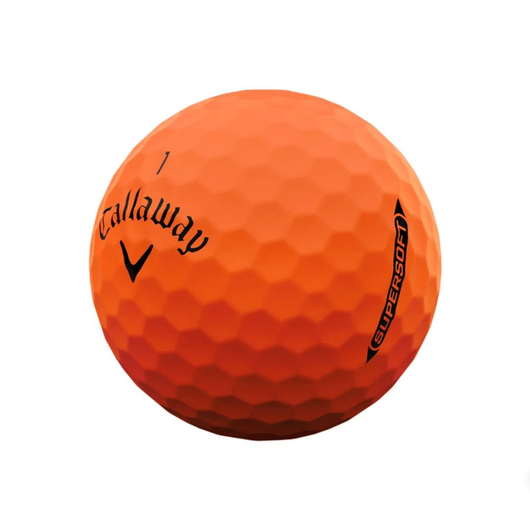 Callaway Supersoft Matte Golf Balls - Orange - Image 4