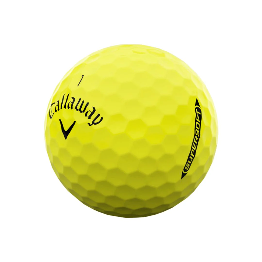 Callaway Supersoft Golf Balls 2025 (Yellow) - Image 3