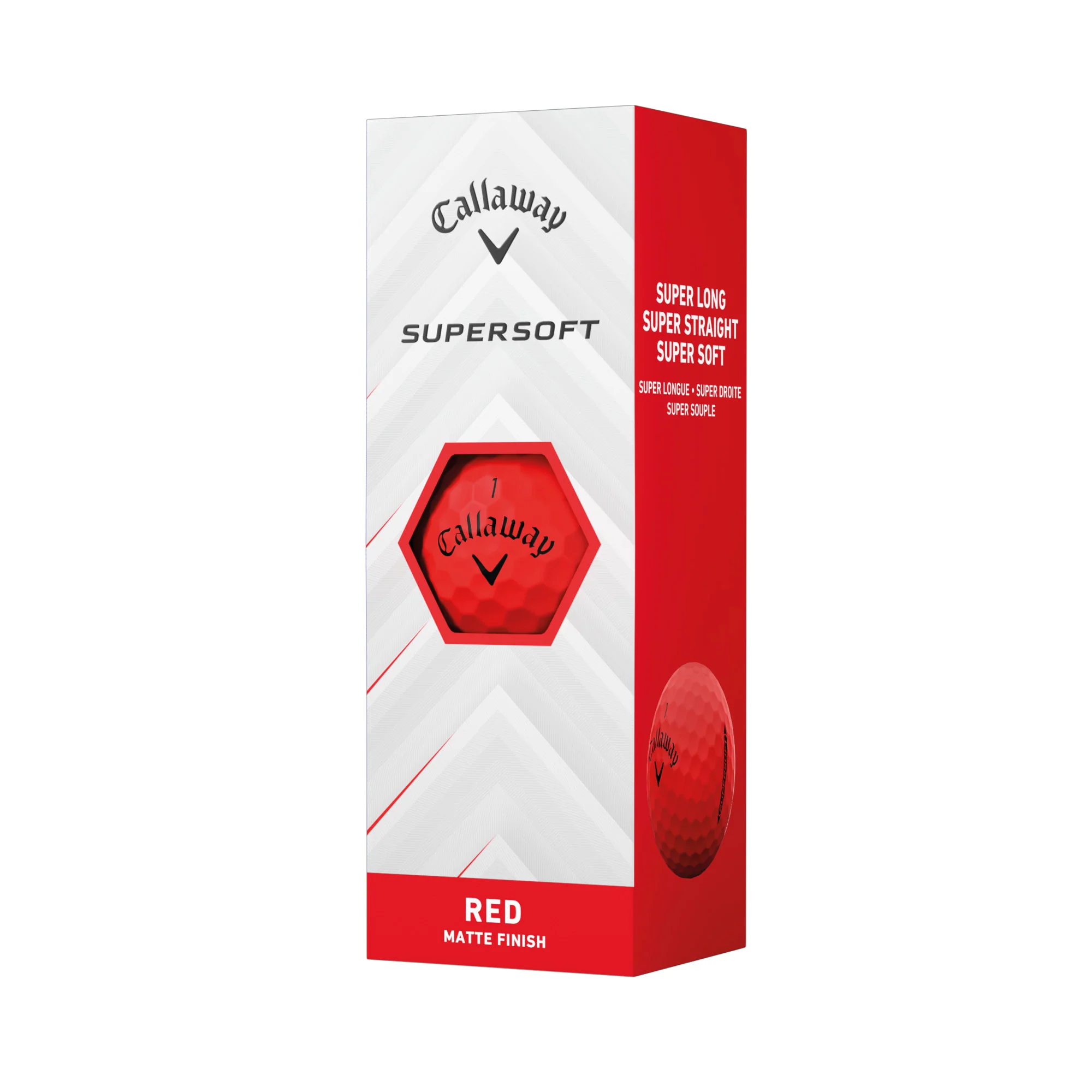 Callaway Supersoft Matte Golf Balls - Red - Image 2
