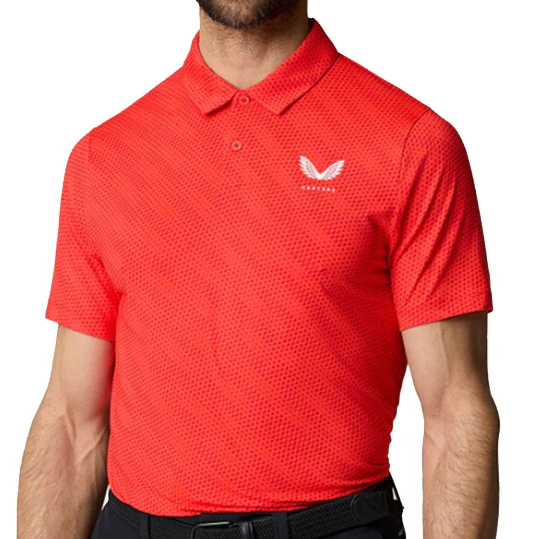 Castore Club Golf Ball Printed Polo - Image 13