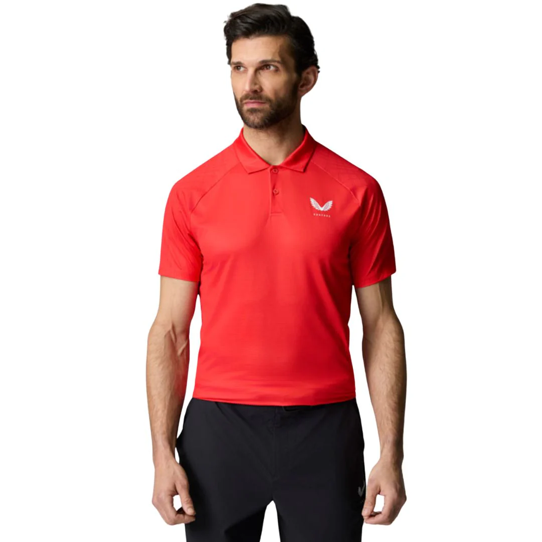 Castore Club Shoulder Graphic Golf Polo Shirt - Image 11