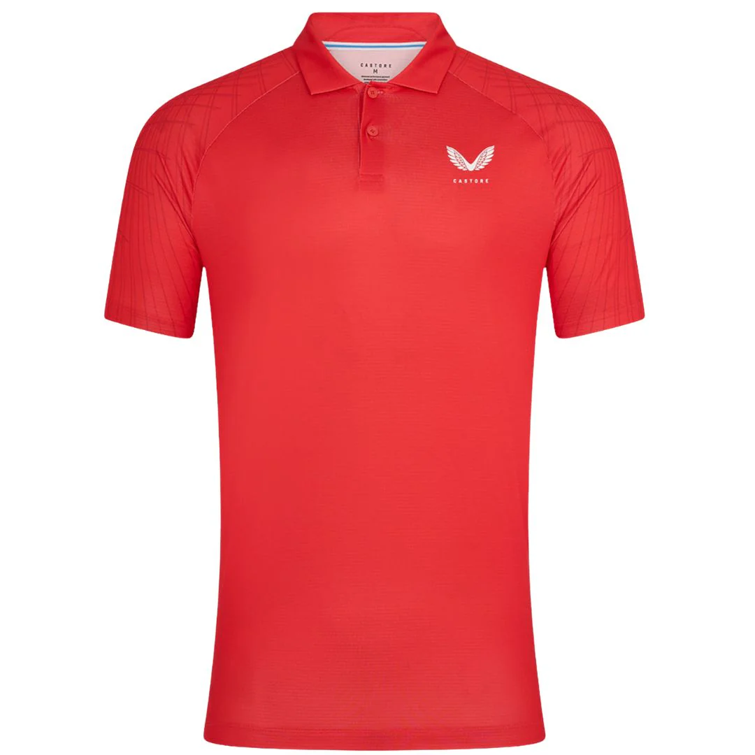 Castore Club Shoulder Graphic Golf Polo Shirt - Image 9