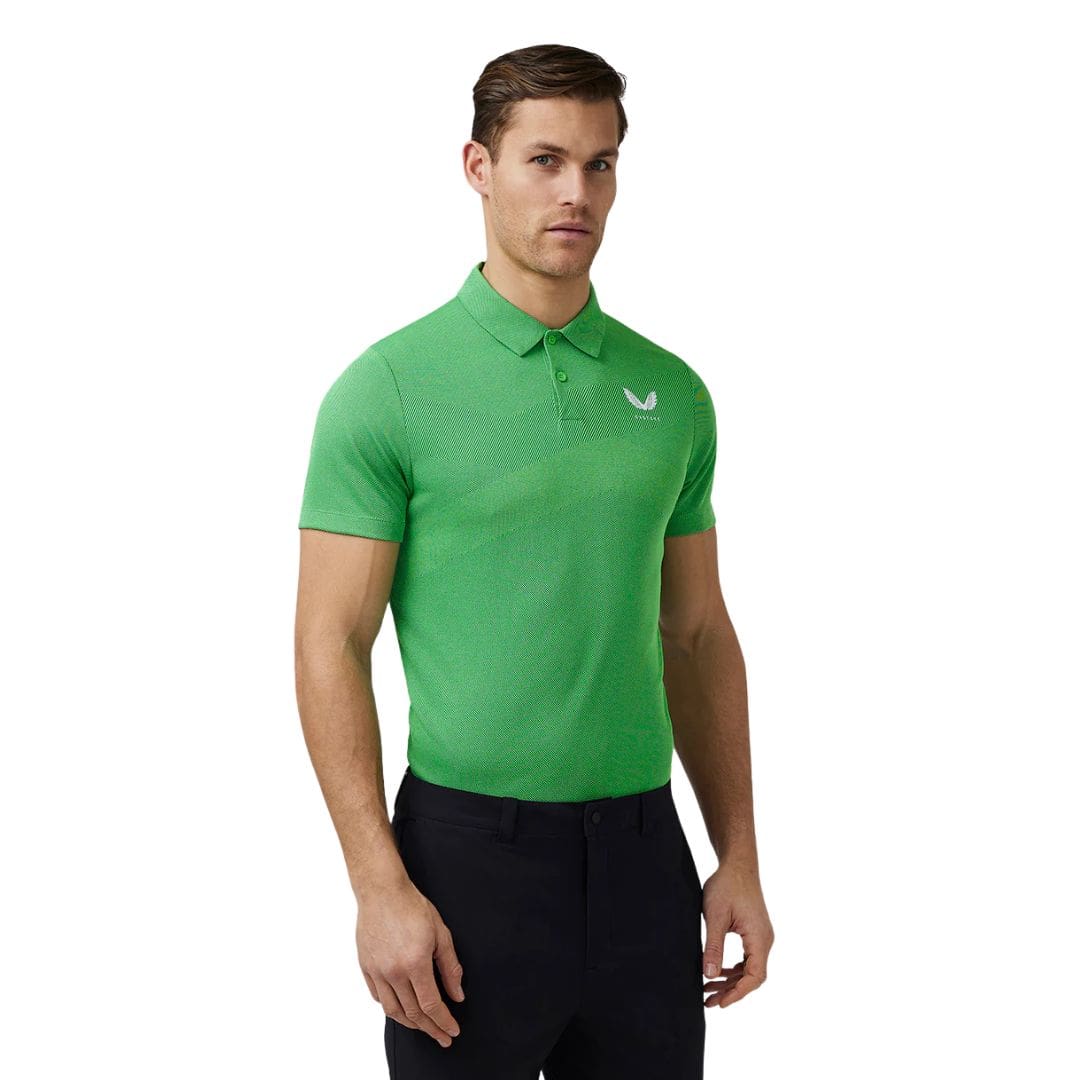Castore Engineered Knit Golf Polo Shirt - Image 11