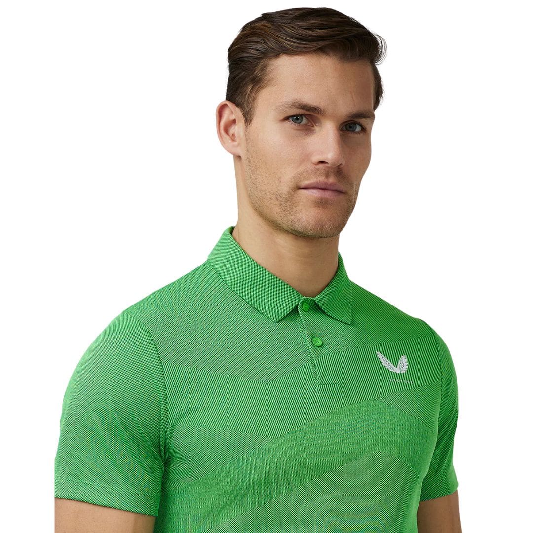 Castore Engineered Knit Golf Polo Shirt - Image 13