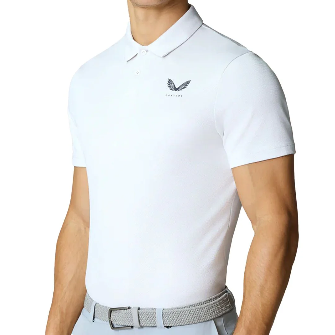 Castore Engineered Knit Golf Polo Shirt - Image 15