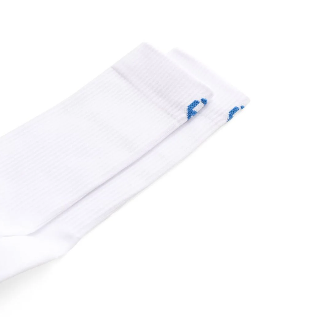 Ecco Active Everyday Mid-Cut Socks - 3 Pack - Dusty Blue & White - Image 2