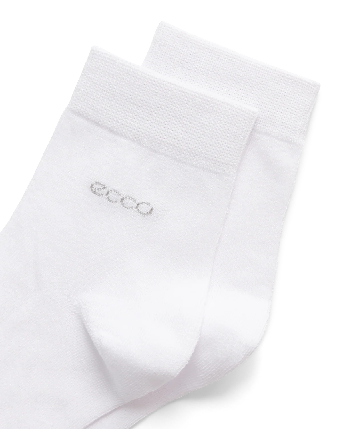 Ecco Classic Ankle Cut Socks - 3 Pack - White - Image 3