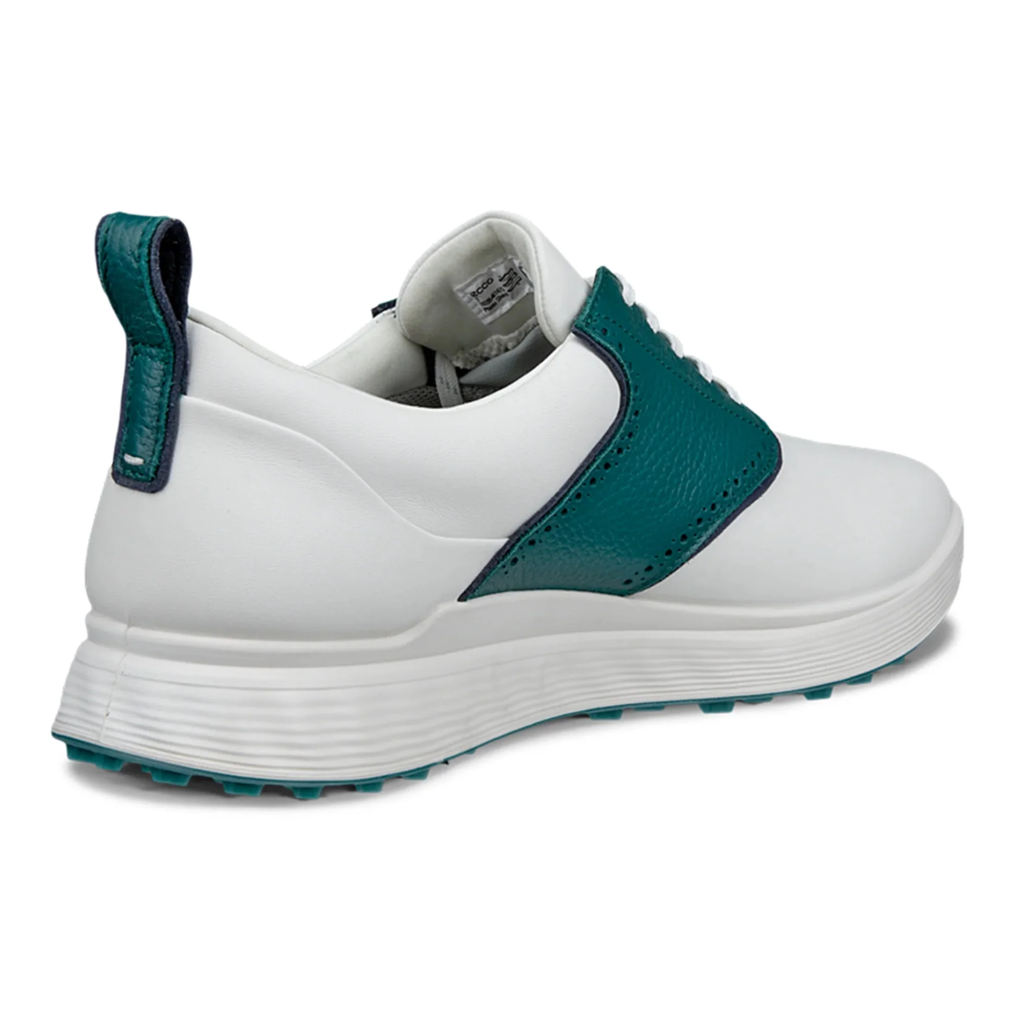 Ecco Golf S-Casual Golf Shoes - White & Bay Green - Image 3