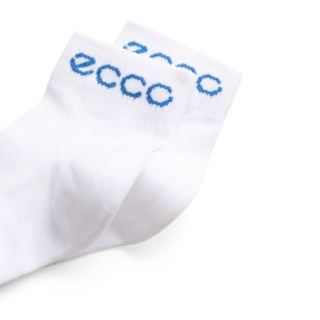 Ecco Retro Low-Cut Socks - 3 Pack - Marine & White - Image 2