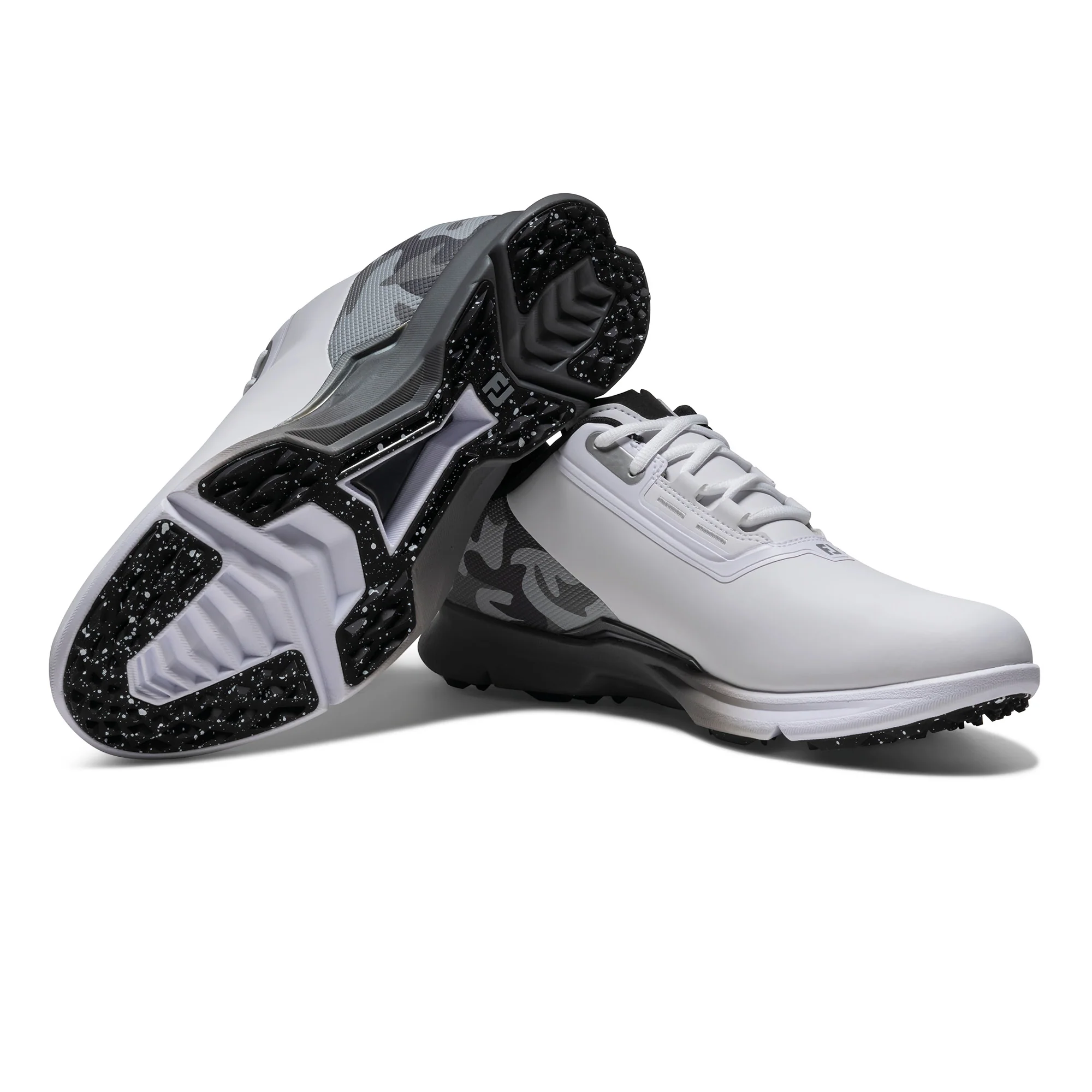 Footjoy Fuel Golf Shoes - White, Grey & Black - Image 7