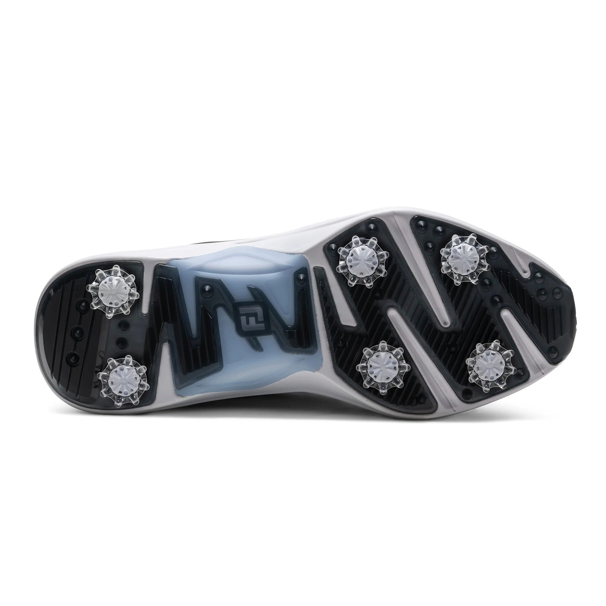 Footjoy Hyperflex Golf Shoes - White, Blue & Black - Image 6