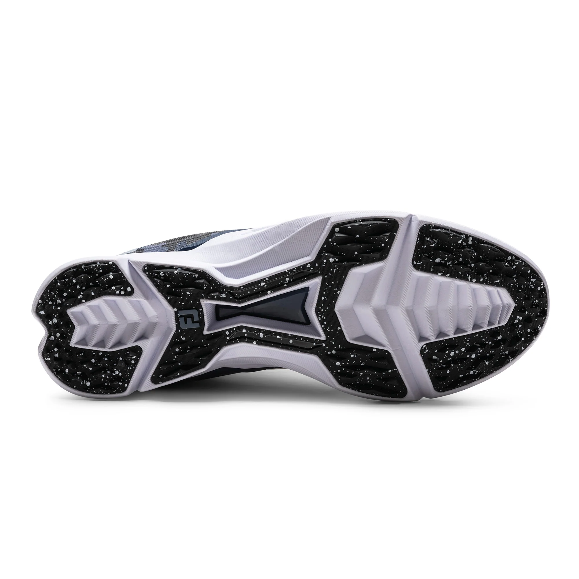 Footjoy Fuel Golf Shoes - White, Navy & Silver - Image 6