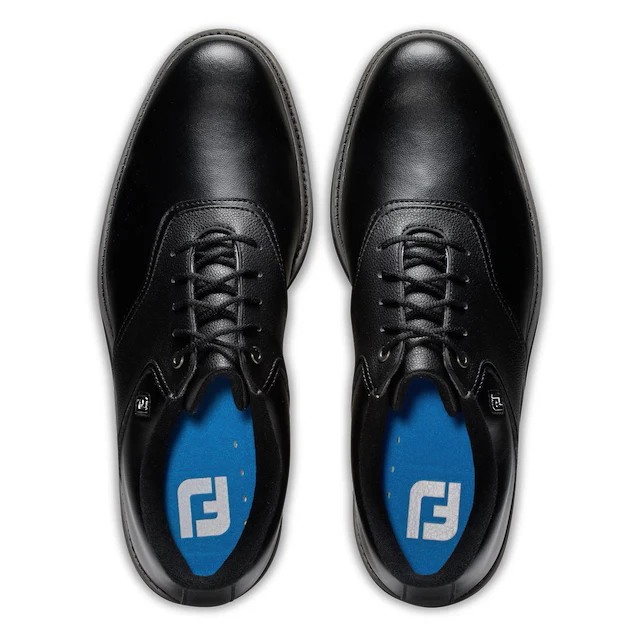 Footjoy Originals Golf Shoes - Black, Black & Black - Image 6
