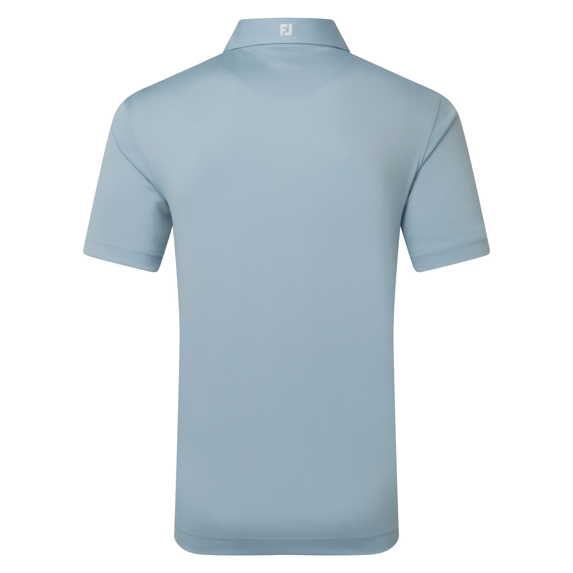 FootJoy Stretch Pique Solid Golf Polo Shirt - Chambray - Image 2