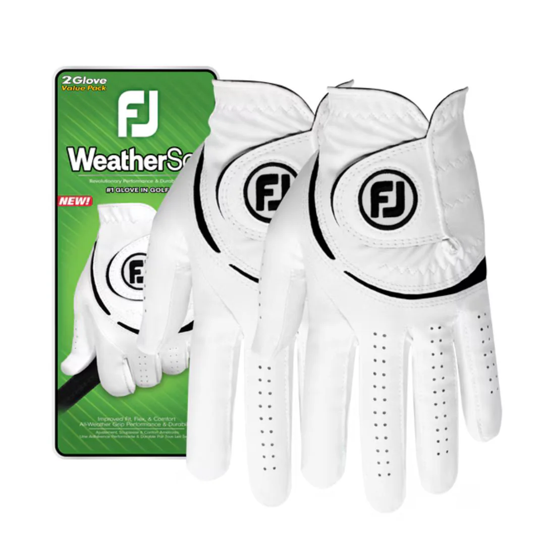 FootJoy WeatherSof Golf Glove - 2 Pack