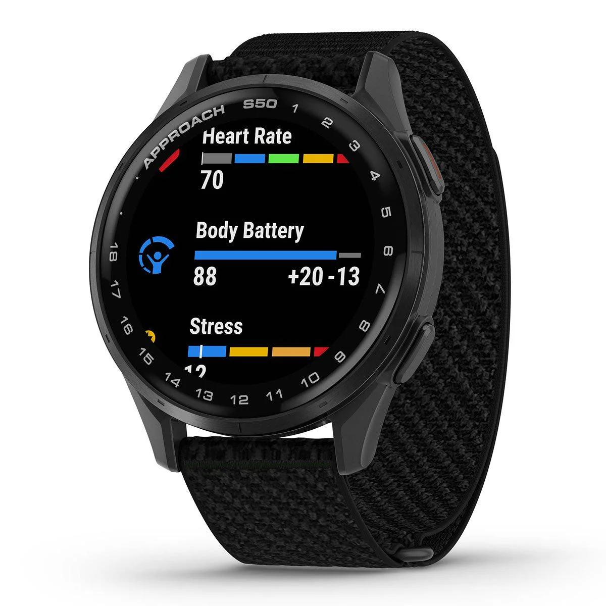 Garmin Approach S50 GPS Golf Watch - Black - Image 7