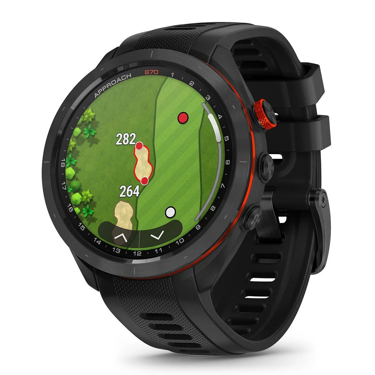Garmin Approach S70 GPS Golf Watch - Black 47mm - Image 9