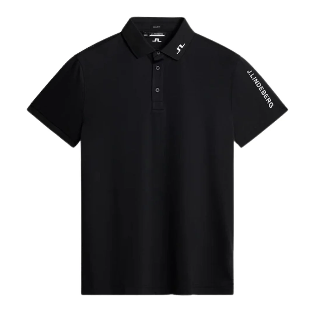 J Lindeberg Tour Tech Regular Fit Golf Polo Shirt - Image 2