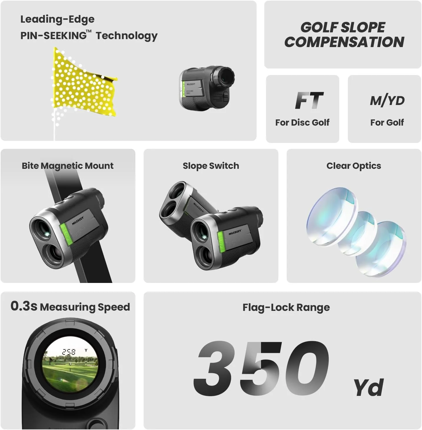 Mileseey Golf PF260 Tour Rangefinder - Image 15