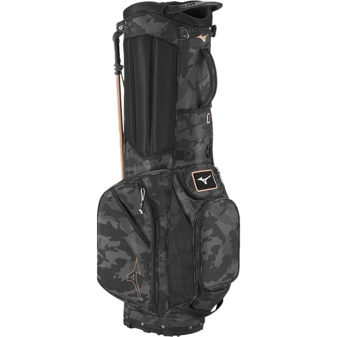 Mizuno BR-D3 Golf Stand Bag - Black Camo & Copper - Image 2