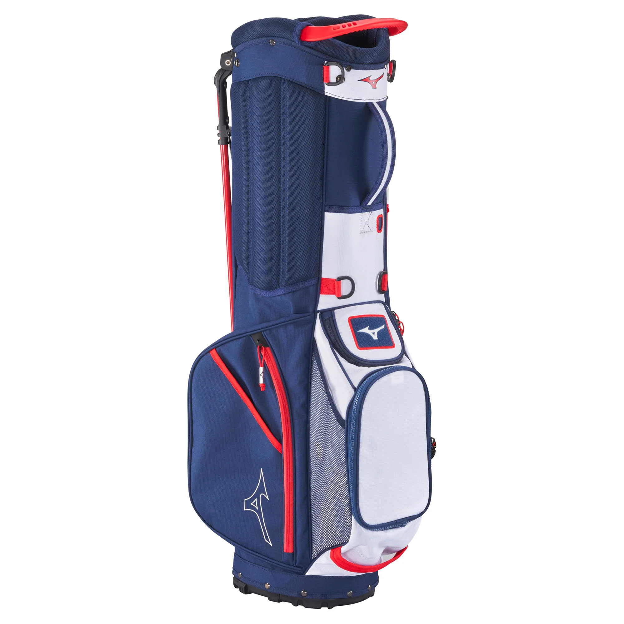 Mizuno BR-D3 Stand Bag - Navy & Red - Image 4
