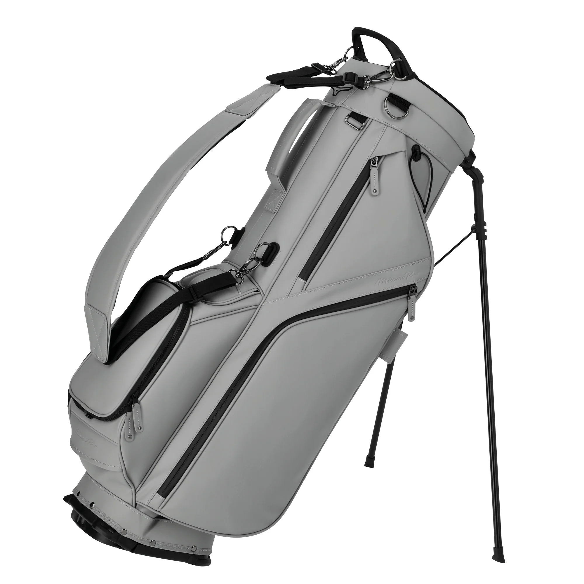 Mizuno Pro Golf Stand Bag - Grey - Image 2