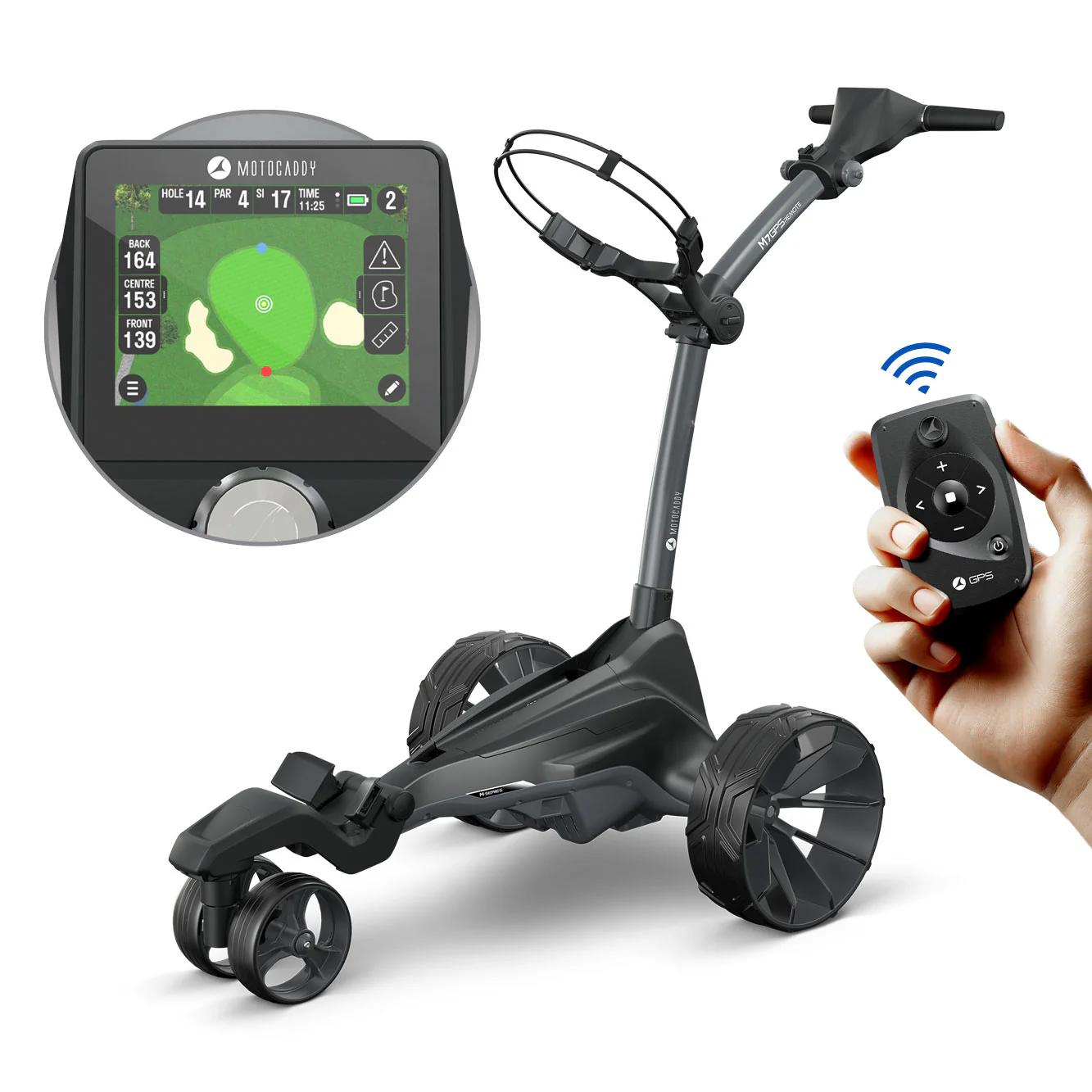 Motocaddy M7 Remote GPS Electric Golf Trolley - Ultra Lithium Battery - Image 21
