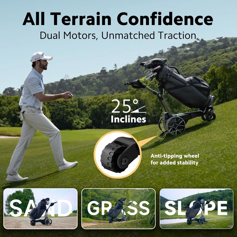 Navee Birdie 3 Remote Electric Golf Trolley - 36 Hole battery - Image 6