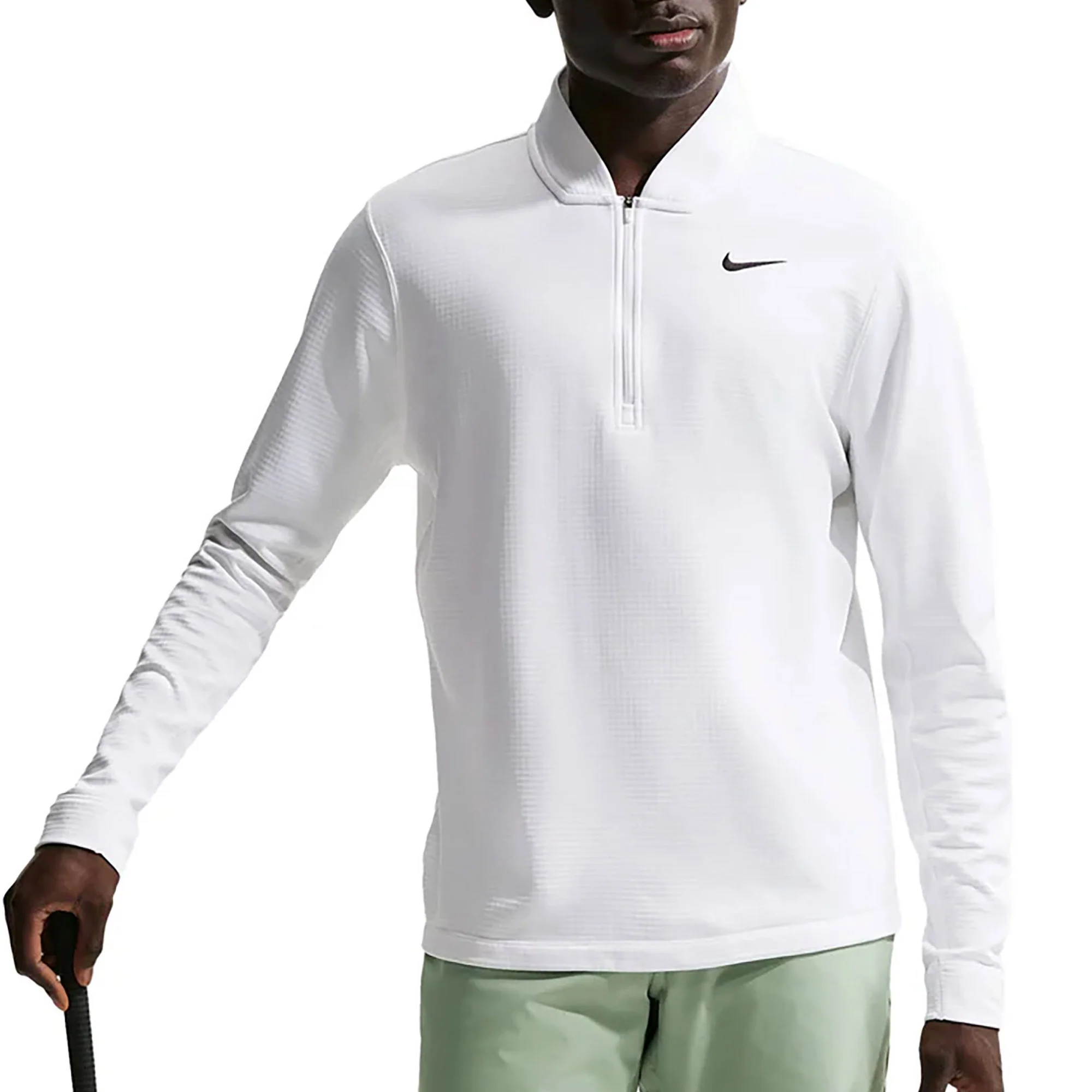 Nike Velocity Therma-Fit 1/2 Zip Golf Pullover - White