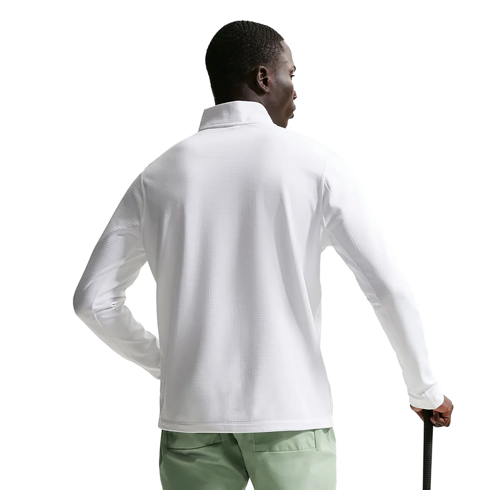 Nike Velocity Therma-Fit 1/2 Zip Golf Pullover - White - Image 2