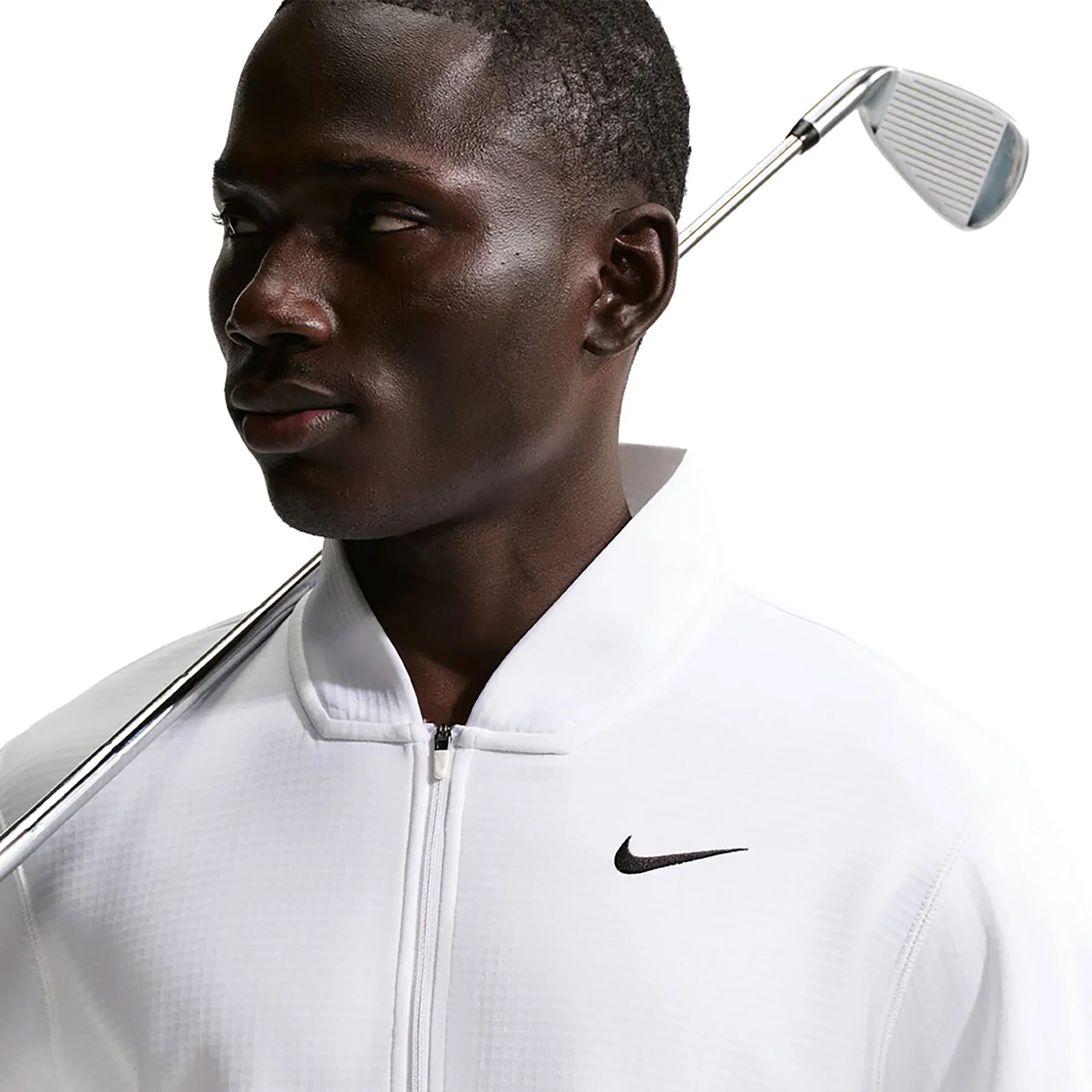 Nike Velocity Therma-Fit 1/2 Zip Golf Pullover - White - Image 3