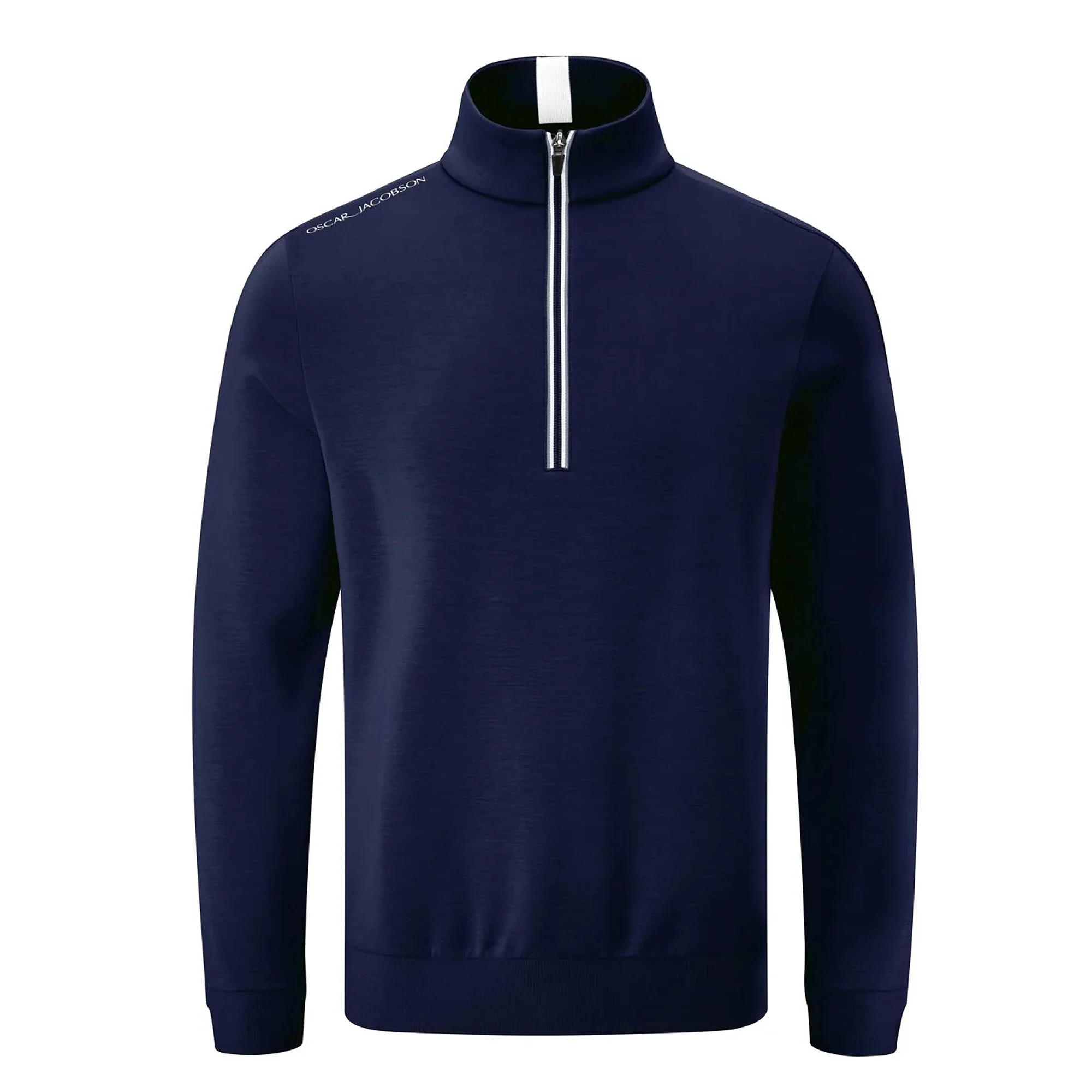 Oscar Jacobson Drew 1/4 Zip Golf Pullover - Navy