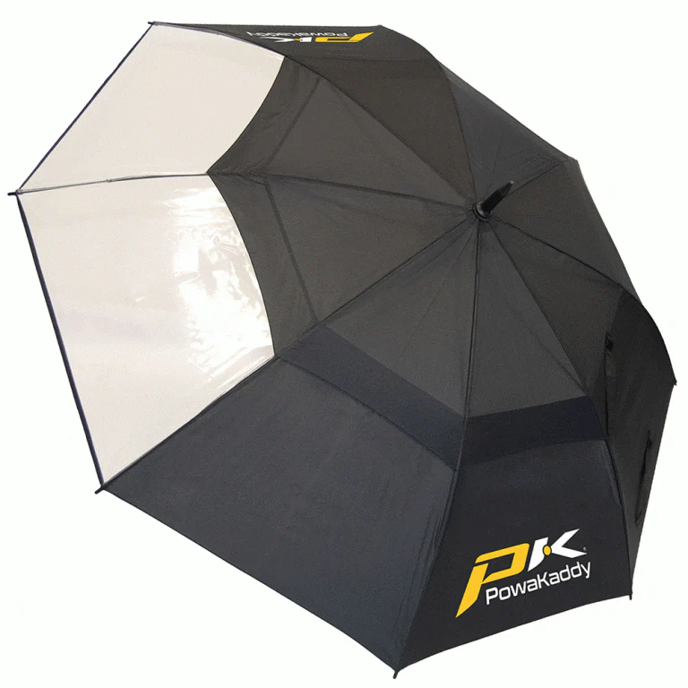 Powakaddy Automatic Clearview Double Canopy Umbrella