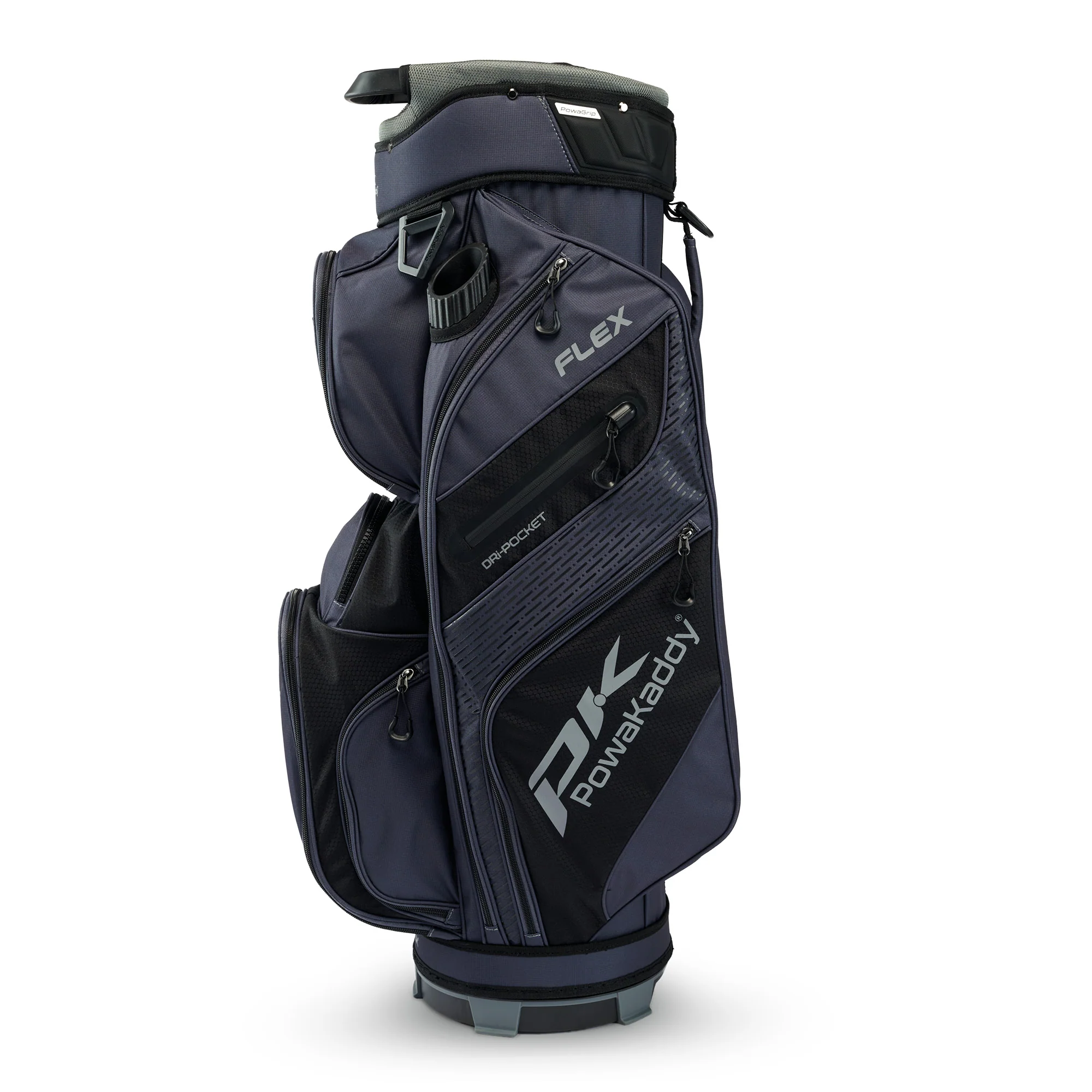 Powakaddy Flex Golf Cart Bag - Grey & Black - Image 2