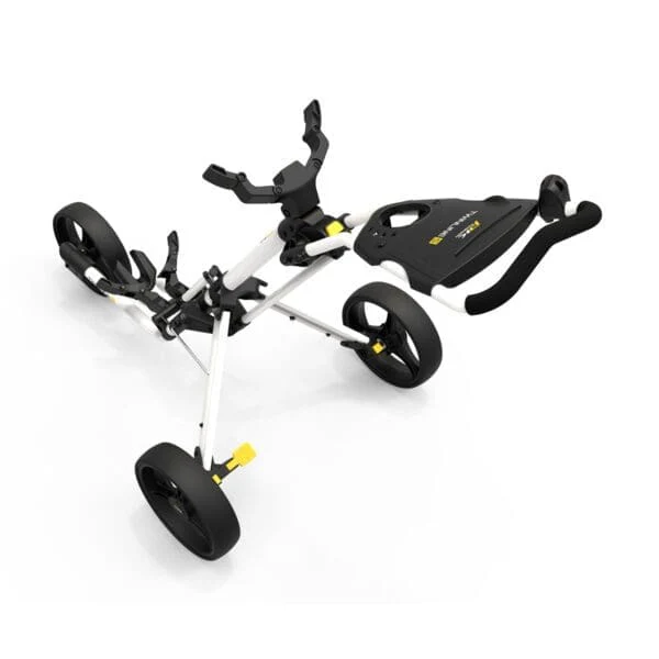 PowaKaddy Twinline 5 - Push Golf Trolley - White - Image 3
