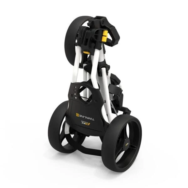 PowaKaddy Twinline 5 - Push Golf Trolley - White - Image 4