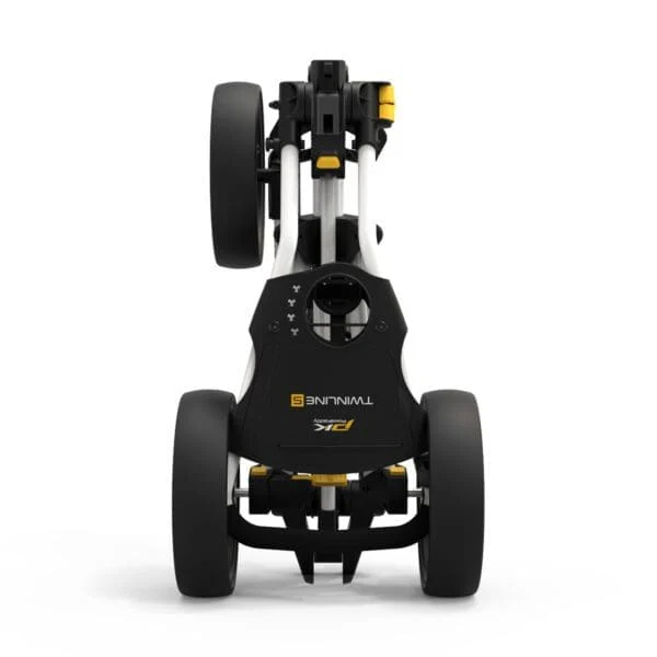 PowaKaddy Twinline 5 - Push Golf Trolley - White - Image 5