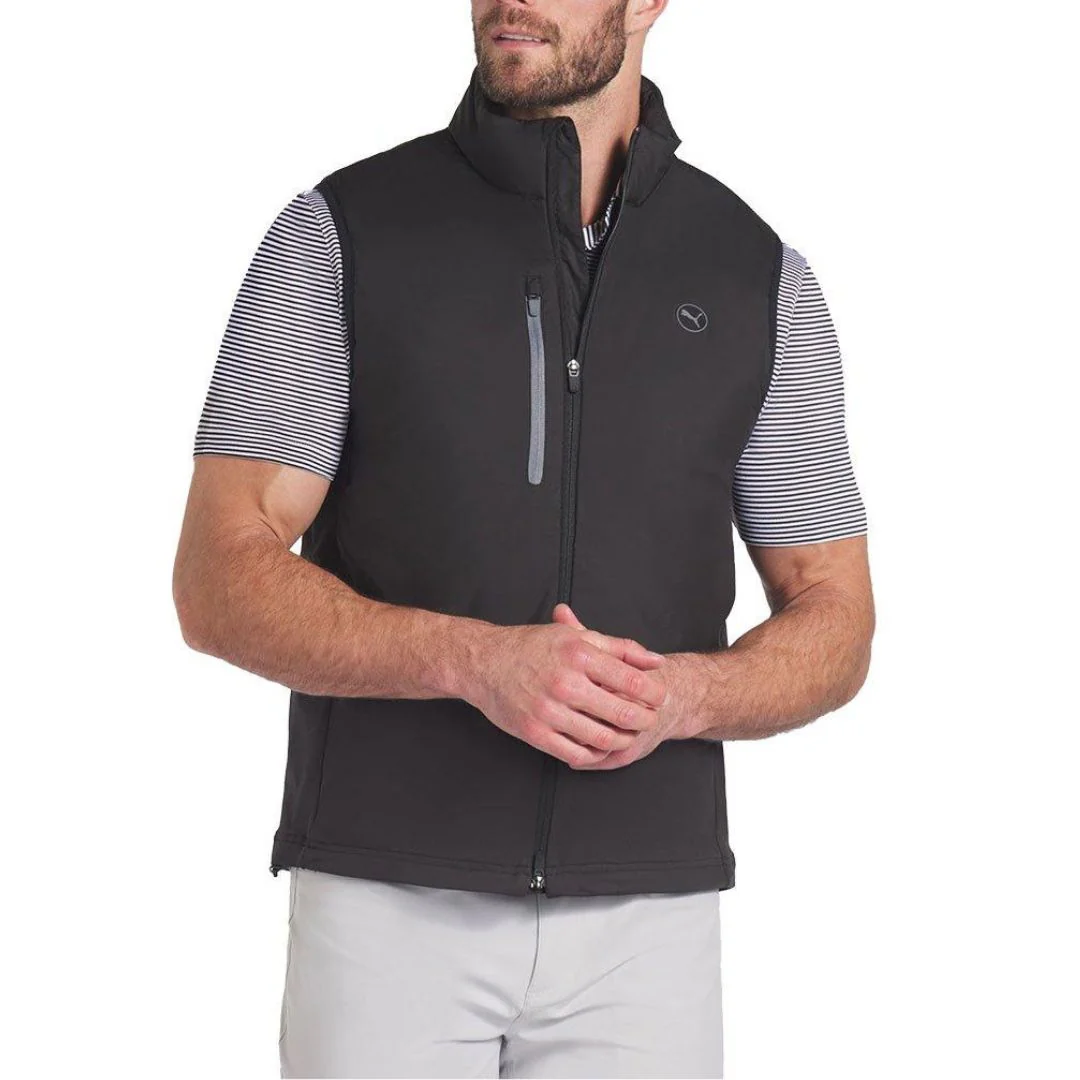 Puma Hielands Golf Vest - Black - Image 3