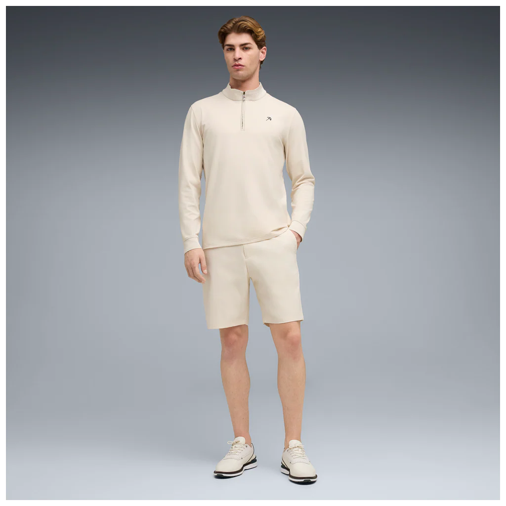Puma X Arnold Palmer Cloudspun 1/4 Zip Golf Pullover - Alpine Snow - Image 5