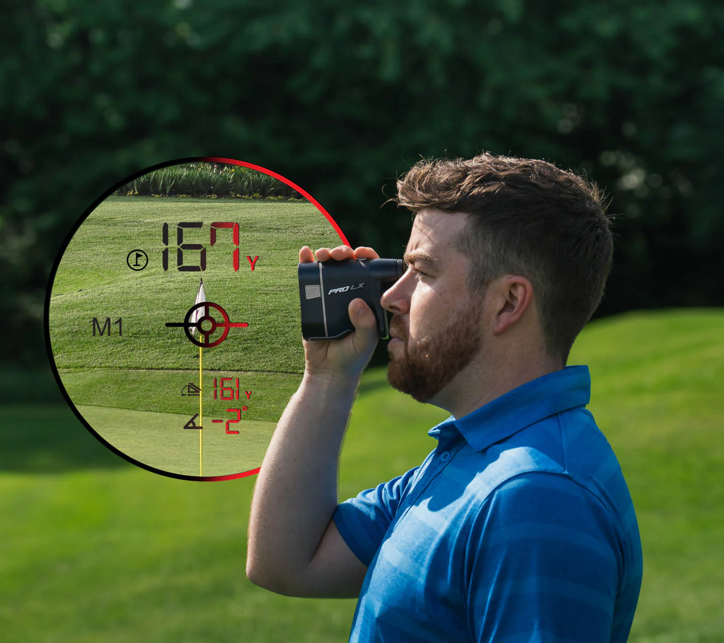 Shot Scope Pro LX Golf Rangefinder - Grey - Image 3