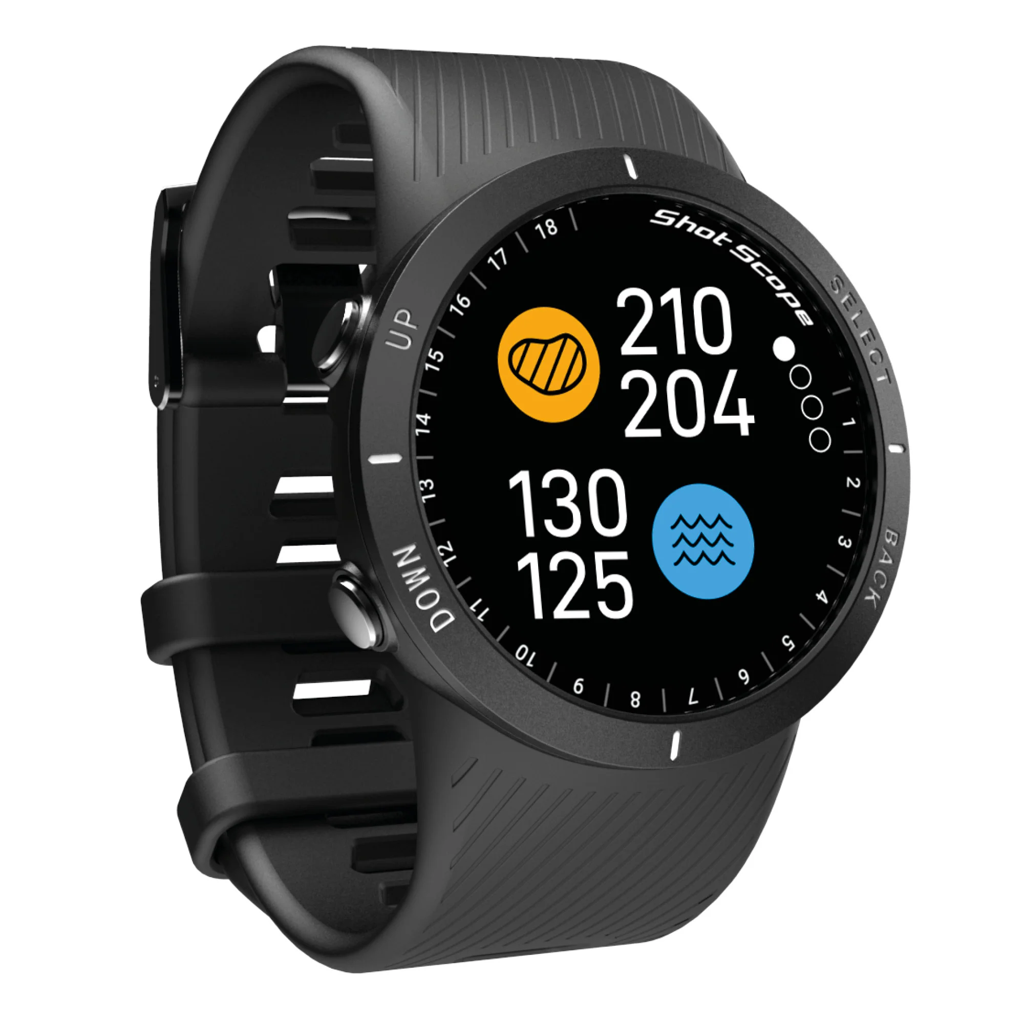 Shot Scope V5 GPS Watch - Black - Image 5