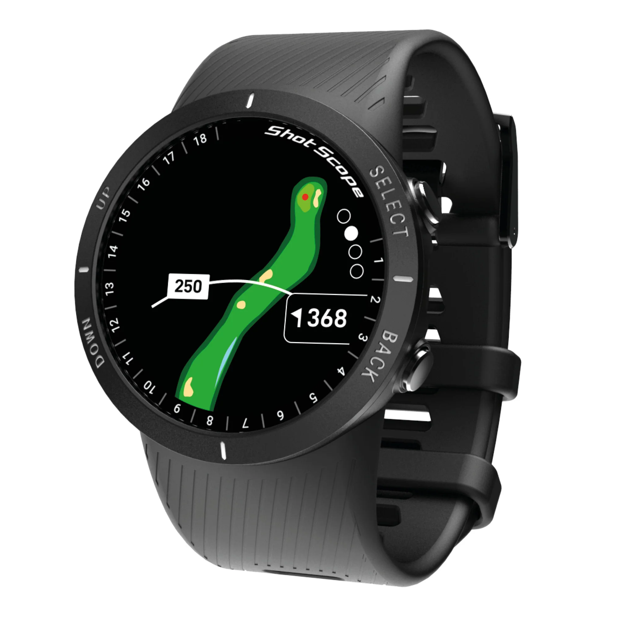 Shot Scope V5 GPS Watch - Black - Image 6